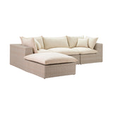 Cali Natural Wicker Outdoor Modular Sectional by TOV Furniture at Eve Furniture