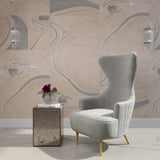 Julia Velvet Channel Tufted Wingback Chair by Inspire Me! Home Decor by TOV Furniture at Eve Furniture