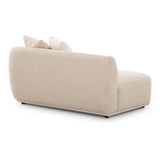 Sylvie Cream Boucle Arm 2-Seater Loveseat by TOV Furniture at Eve Furniture