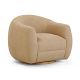Judy Boucle Swivel Chair by TOV Furniture at Eve Furniture