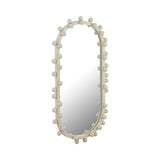 Bubbles Ivory Oval Wall Mirror by TOV Furniture at Eve Furniture
