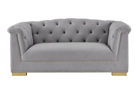 Farah Velvet Loveseat by Inspire Me! Home Decor by TOV Furniture at Eve Furniture