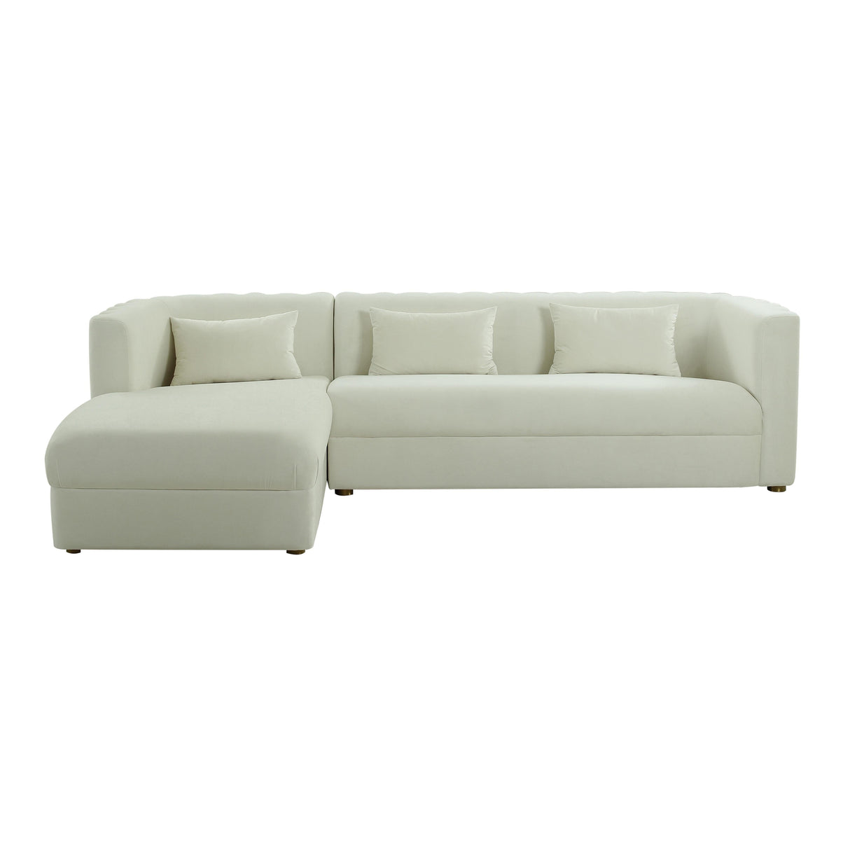 Callie Velvet Sectional by TOV Furniture at Eve Furniture