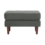 Cave Velvet Ottoman by TOV Furniture at Eve Furniture