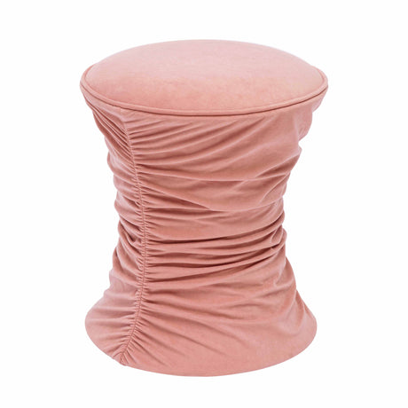 Bounce Ruched Velvet Adjustable Ottoman by TOV Furniture at Eve Furniture