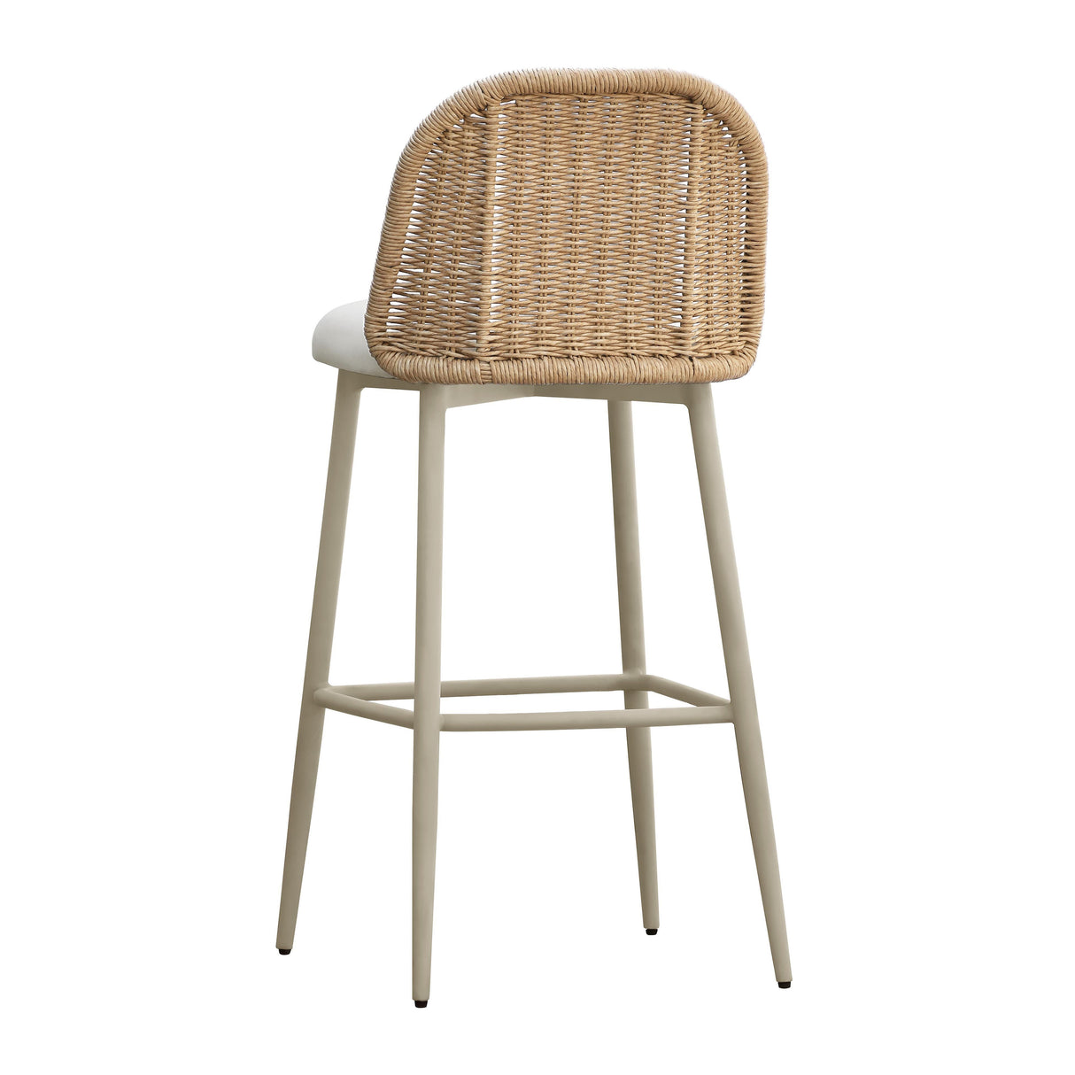 Alexa Performance Fabric Outdoor Stool by TOV Furniture at Eve Furniture