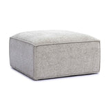 Mindy Chenille Basketweave Ottoman by TOV Furniture at Eve Furniture