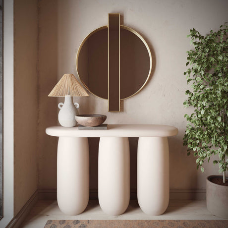 Rahul Textured Console Table by TOV Furniture at Eve Furniture