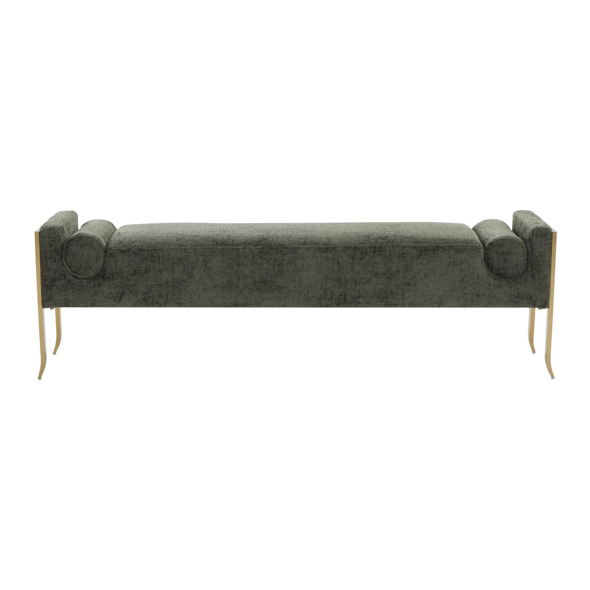 Ines Textured Velvet Bench by TOV Furniture at Eve Furniture