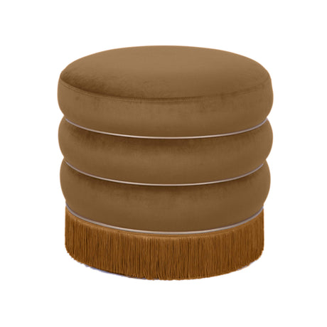 Lakka Velvet Ottoman by TOV Furniture at Eve Furniture
