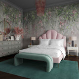 Leigh Velvet Channeled Bench by TOV Furniture at Eve Furniture