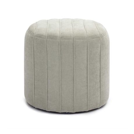 Pouch Chenille Ottoman by TOV Furniture at Eve Furniture