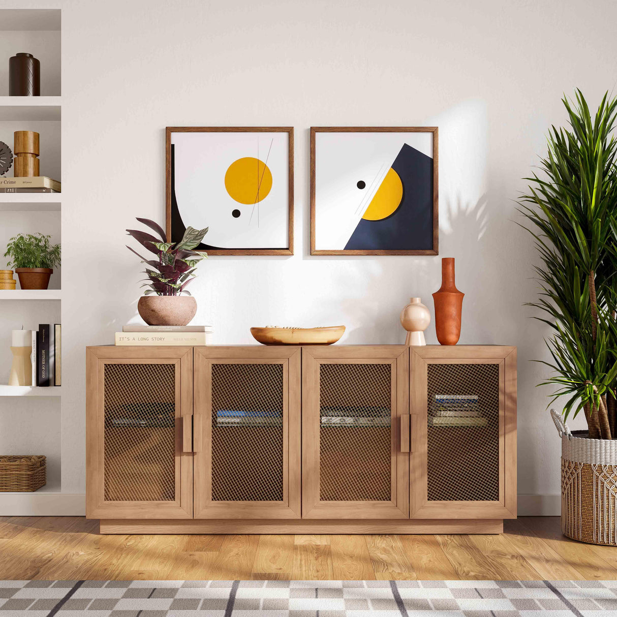 Nolan Wood Console by TOV Furniture at Eve Furniture
