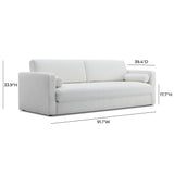 Ryan Boucle Sofa Bed by TOV Furniture at Eve Furniture