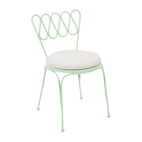 Erica Wrought Iron Outdoor Chair by TOV Furniture at Eve Furniture