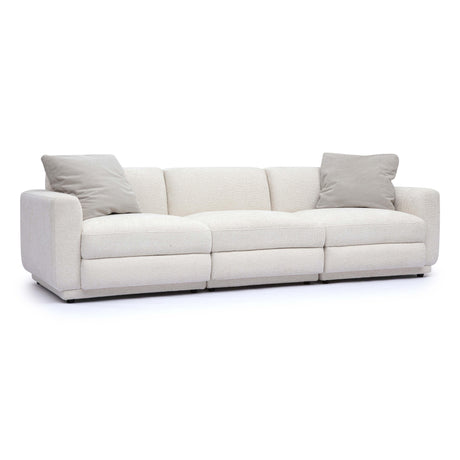 Perry Cream Chenille Modular Sofa by TOV Furniture at Eve Furniture