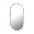 Bubbles Ivory Oval Wall Mirror by TOV Furniture at Eve Furniture