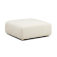 Hangover Heavy Textured Fabric Ottoman by TOV Furniture at Eve Furniture