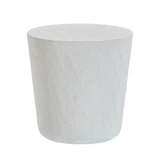 Margot Light Grey Faux Plaster Indoor / Outdoor Concrete Stool by TOV Furniture at Eve Furniture