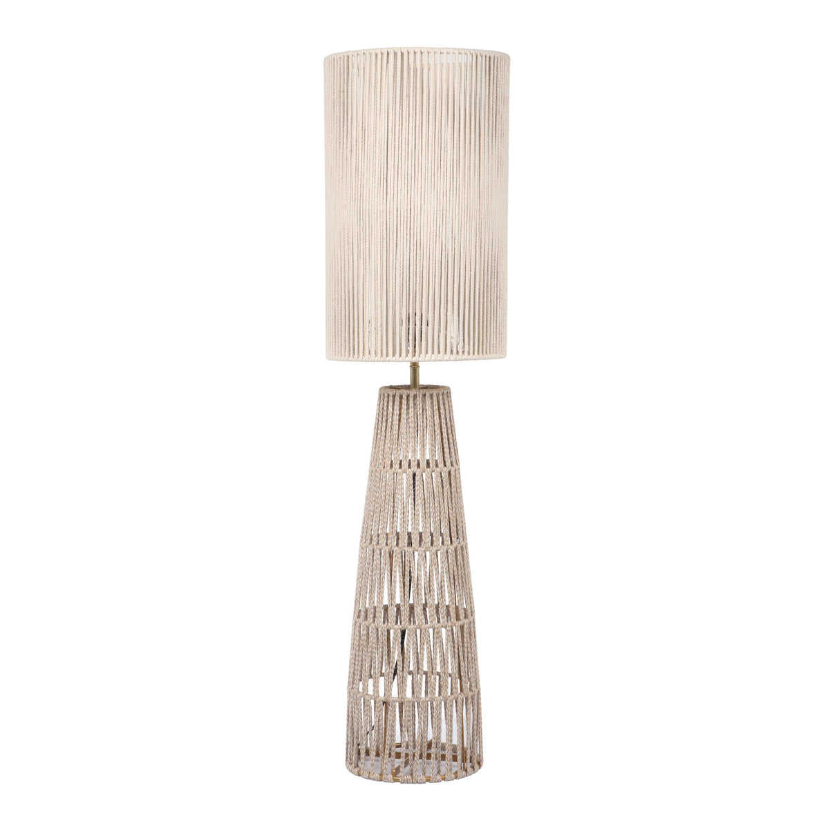 Beam Cream Natural Jute Floor Lamp by TOV Furniture at Eve Furniture