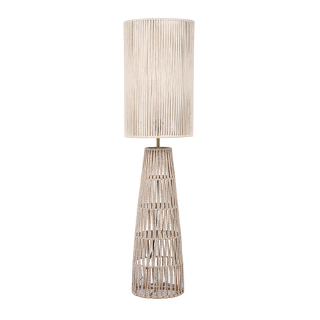 Beam Cream Natural Jute Floor Lamp by TOV Furniture at Eve Furniture