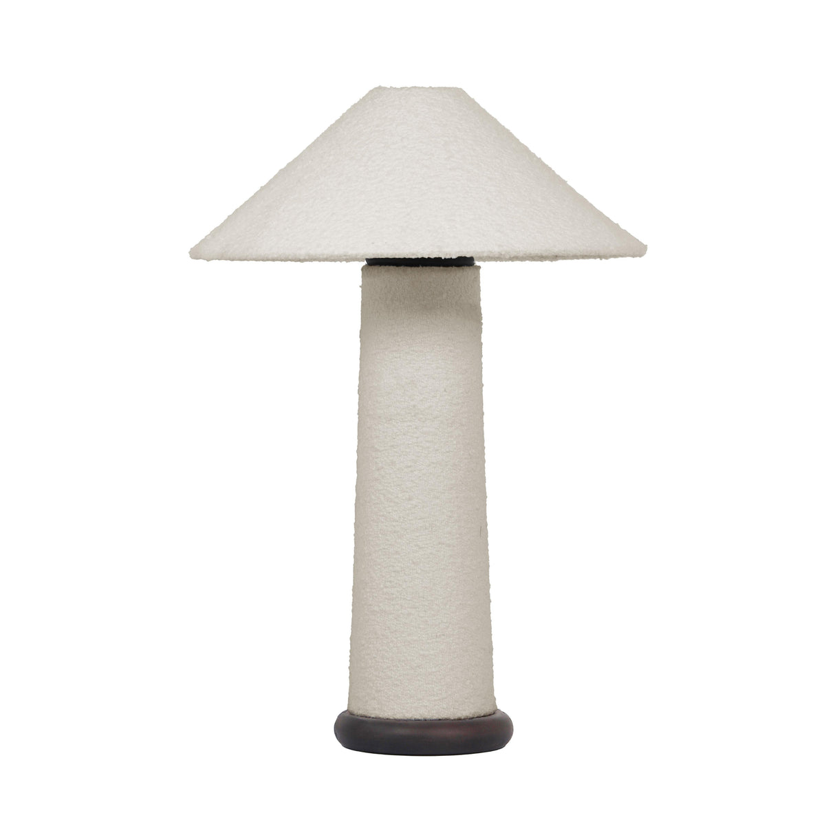 Faith White Boucle Table Lamp by TOV Furniture at Eve Furniture