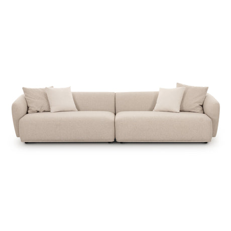Sylvie Cream Boucle 4-Seater Sofa by TOV Furniture at Eve Furniture