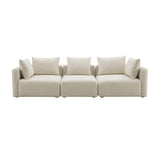 Hangover Cream Performance Linen Sofa by TOV Furniture at Eve Furniture