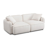 Travie Performance Corduroy Velvet Modular Loveseat by TOV Furniture at Eve Furniture