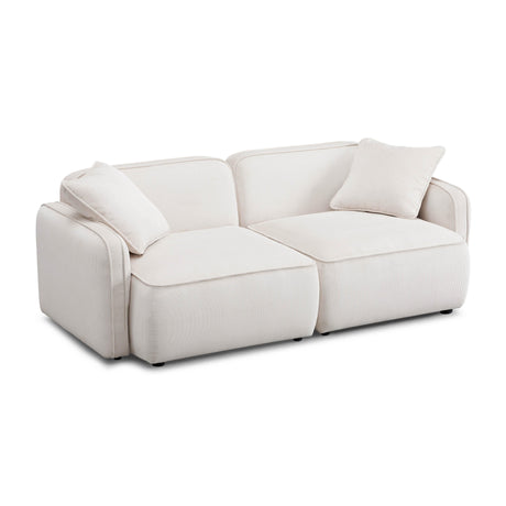Travie Performance Corduroy Velvet Modular Loveseat by TOV Furniture at Eve Furniture