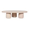 Rahul Cream Coffee Table by TOV Furniture at Eve Furniture