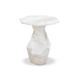 Esme Faux Marble Indoor / Outdoor Round Side Table by TOV Furniture at Eve Furniture
