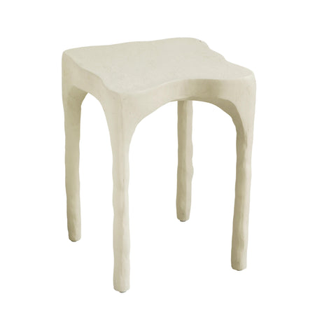 Skully Cream Textured Side Table by TOV Furniture at Eve Furniture