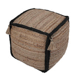 Briana Braided Pouf by TOV Furniture at Eve Furniture