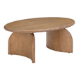 Sofia Cognac Wooden Coffee Table by TOV Furniture at Eve Furniture
