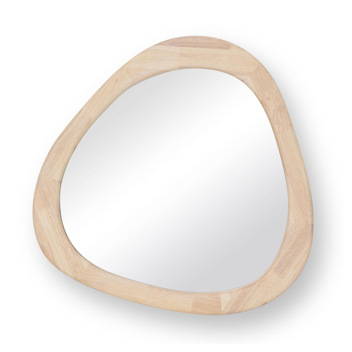 Klaryss Natural Wood Triangular Mirror by TOV Furniture at Eve Furniture