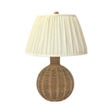 Pallora Cream & Natural Rattan Table Lamp by TOV Furniture at Eve Furniture