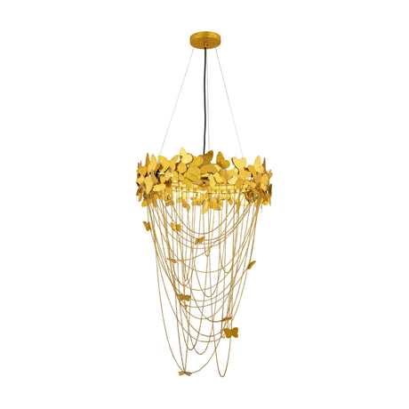 Butterfly Gold Chandelier by TOV Furniture at Eve Furniture