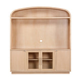 Marlow Wood Entertainment Center by TOV Furniture at Eve Furniture
