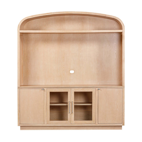 Marlow Wood Entertainment Center by TOV Furniture at Eve Furniture