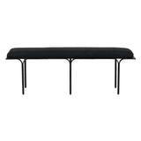 Bryn Black Bench by TOV Furniture at Eve Furniture