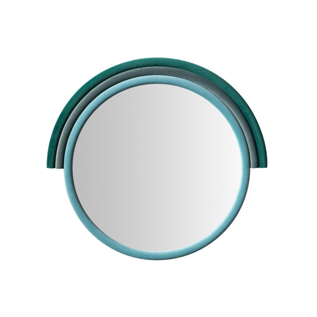 Lally Velvet Round Wall Mirror by TOV Furniture at Eve Furniture