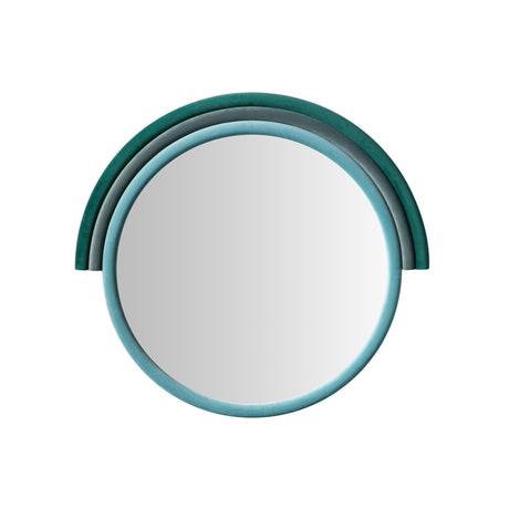 Lally Velvet Round Wall Mirror by TOV Furniture at Eve Furniture
