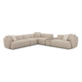 Sylvie Cream Boucle 6-Piece Large Sectional by TOV Furniture at Eve Furniture