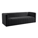 Norah Black Velvet Sofa by TOV Furniture at Eve Furniture