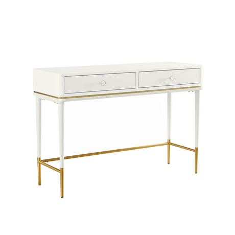 Mariah Two Drawer Desk by TOV Furniture at Eve Furniture