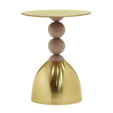 Daleyza Gold Side Table by TOV Furniture at Eve Furniture