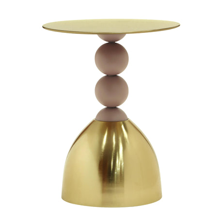 Daleyza Gold Side Table by TOV Furniture at Eve Furniture