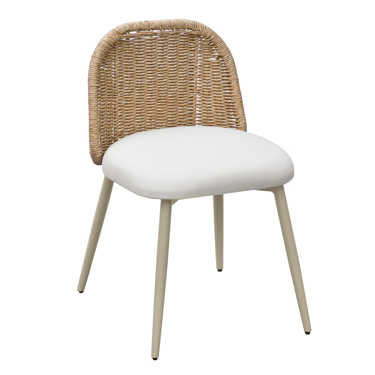 Alexa Rattan Performance Fabric Dining Chair by TOV Furniture at Eve Furniture