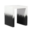 Matra Black and White End Table by TOV Furniture at Eve Furniture